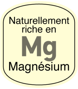 certifié naturellement riche en magnésium